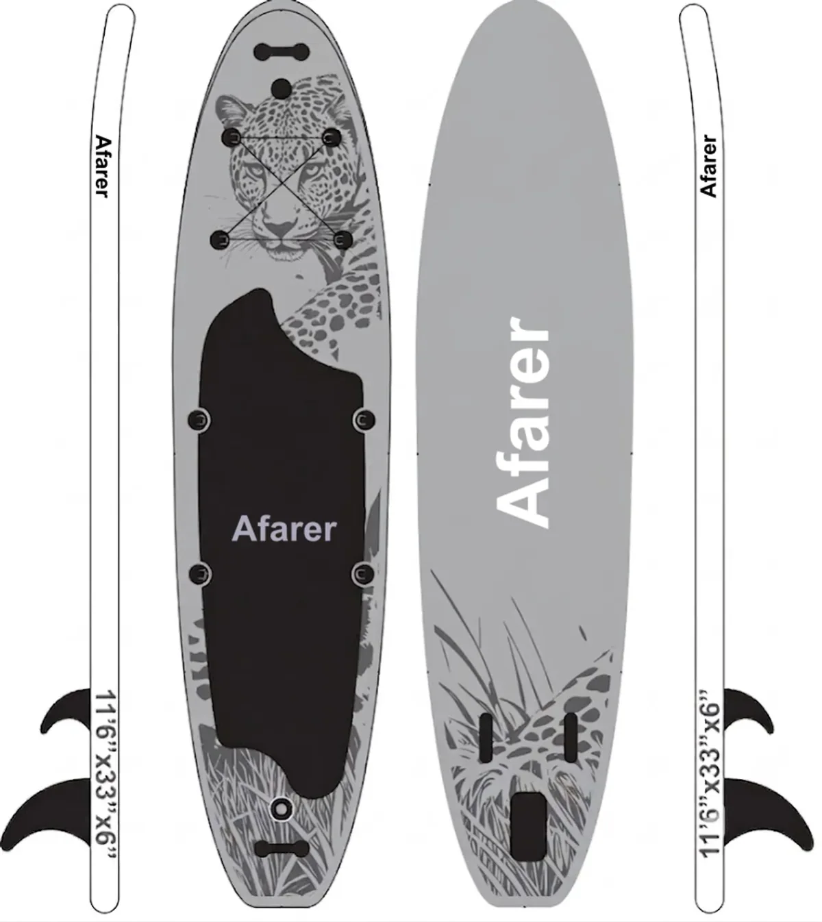 Cheetah Surge SUP on the water at sunrise
