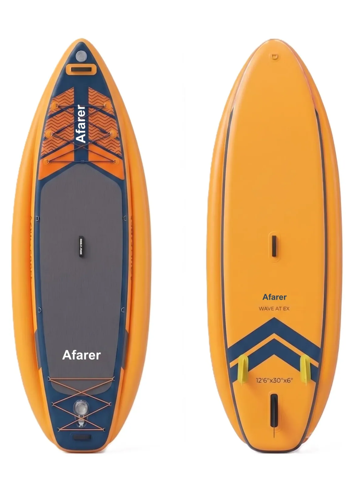 Inflatable Fishing SUP front view