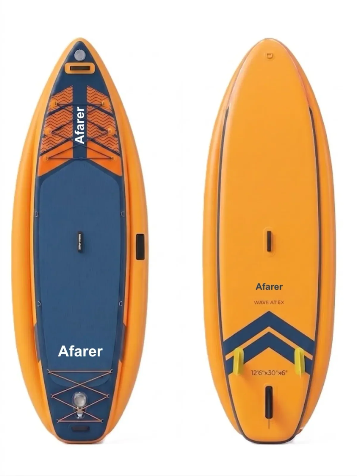 Inflatable Fishing SUP double-sided air chamber detail