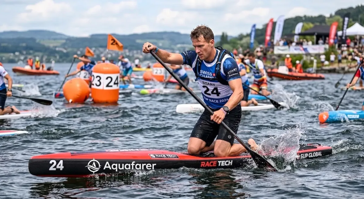 Leviathan Wake SUP — lifestyle paddling scene on turquoise water