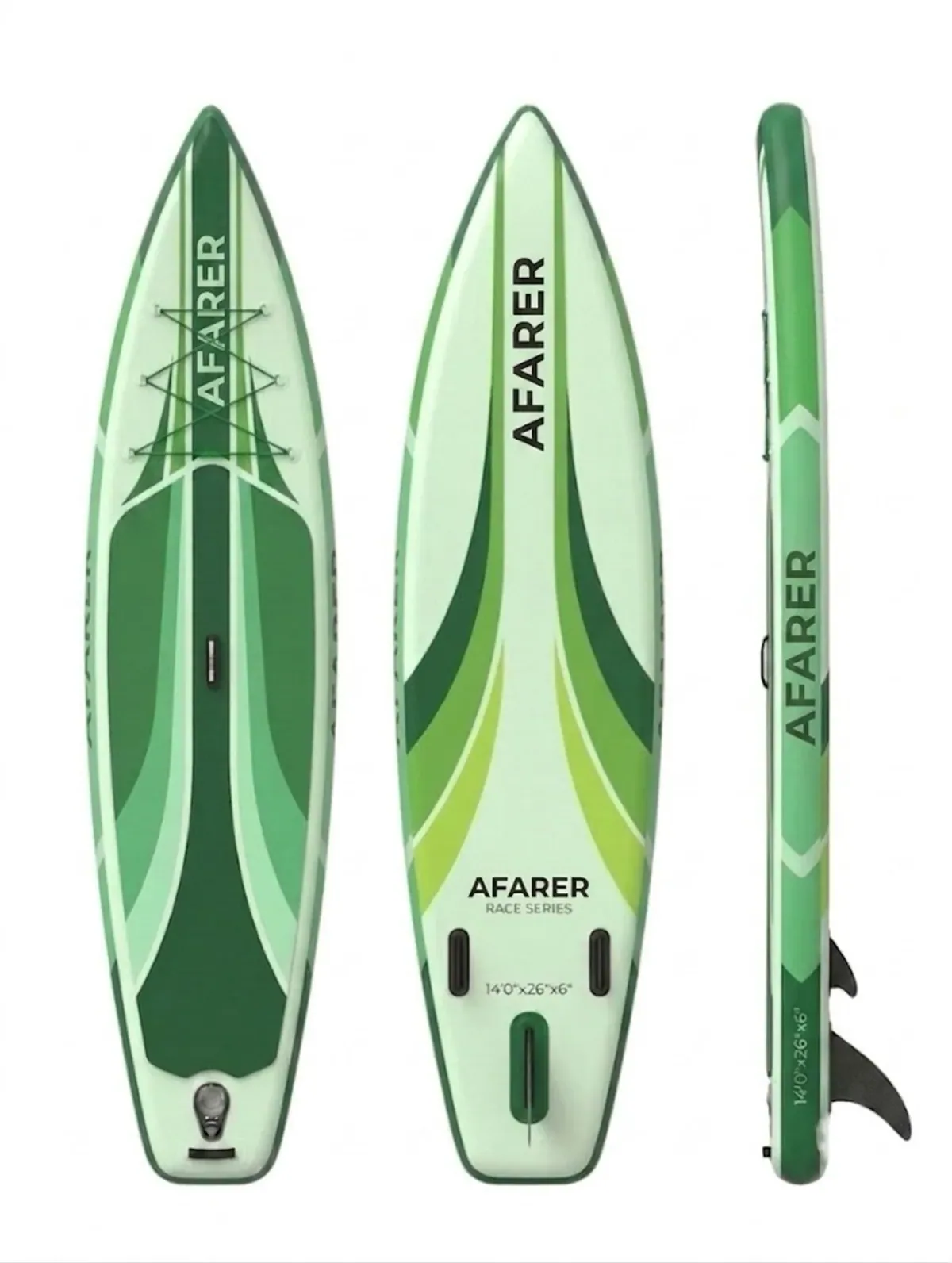 RHEO Series 2+1 fin configuration detail