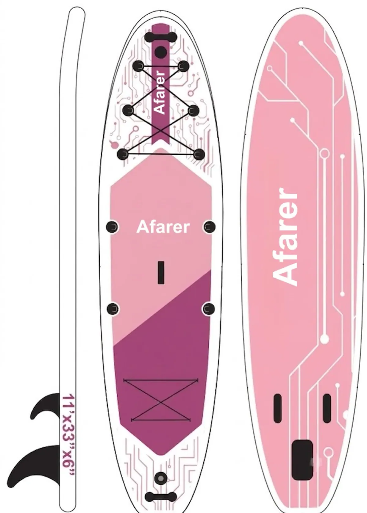 Touring Cruiser SUP front view